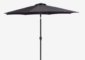 Marktparasol HALK Ø300 donkergrijs van JYSK