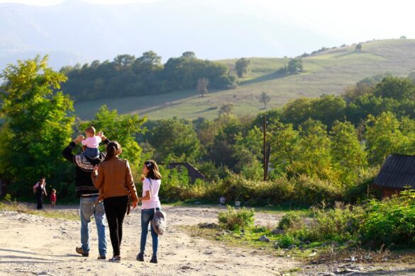 People in Khantsk village, Artsakh, Armenia
