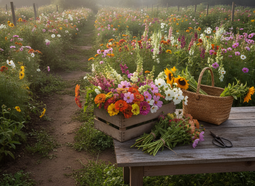 Snijbloementuin beginnen met basisbloemen voor iedere pluktuin