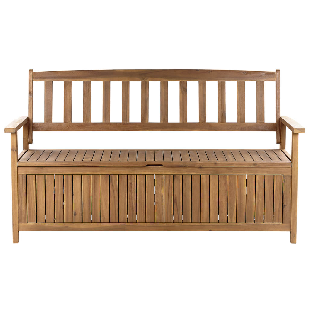 Beliani Tuinbank Sovana Bruin 60x160x91 Cm van Praxis