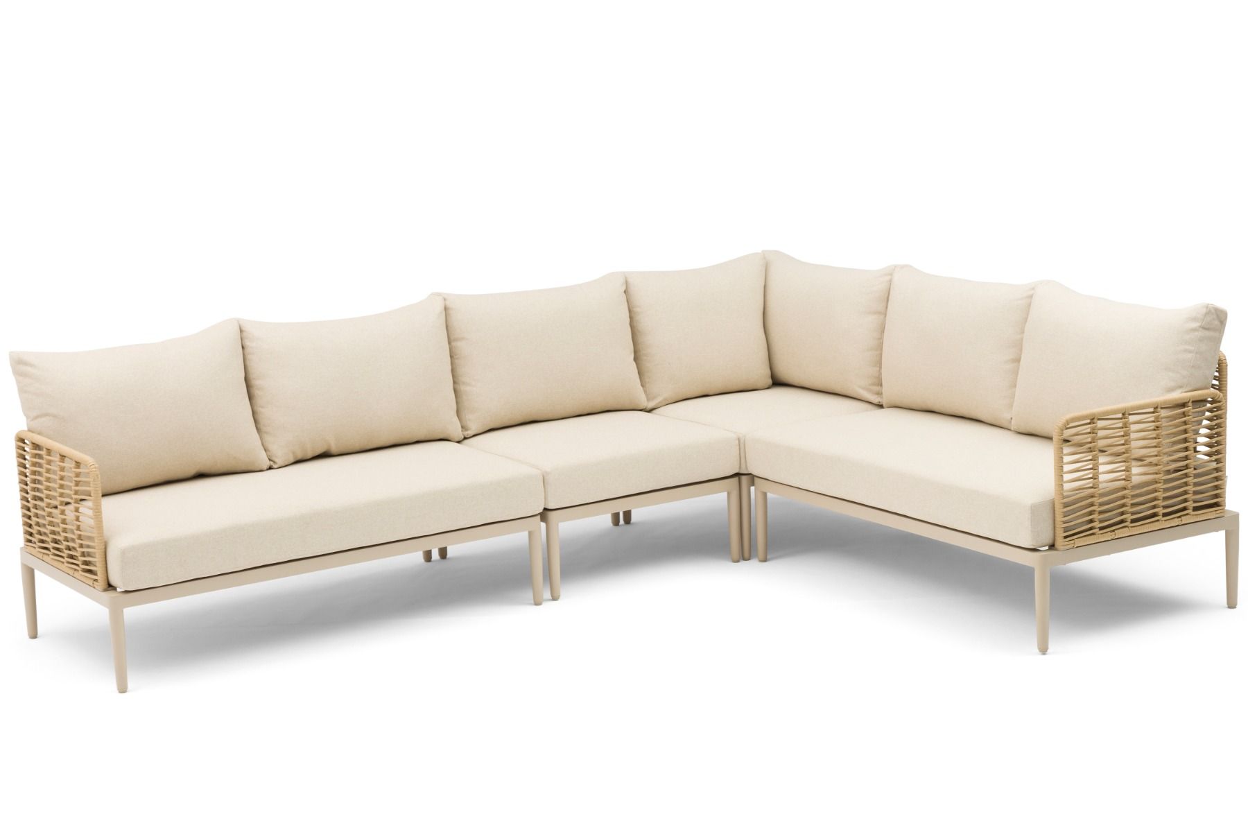 Coco Ibiza hoek loungeset 4-delig van Tuinmeubelshop