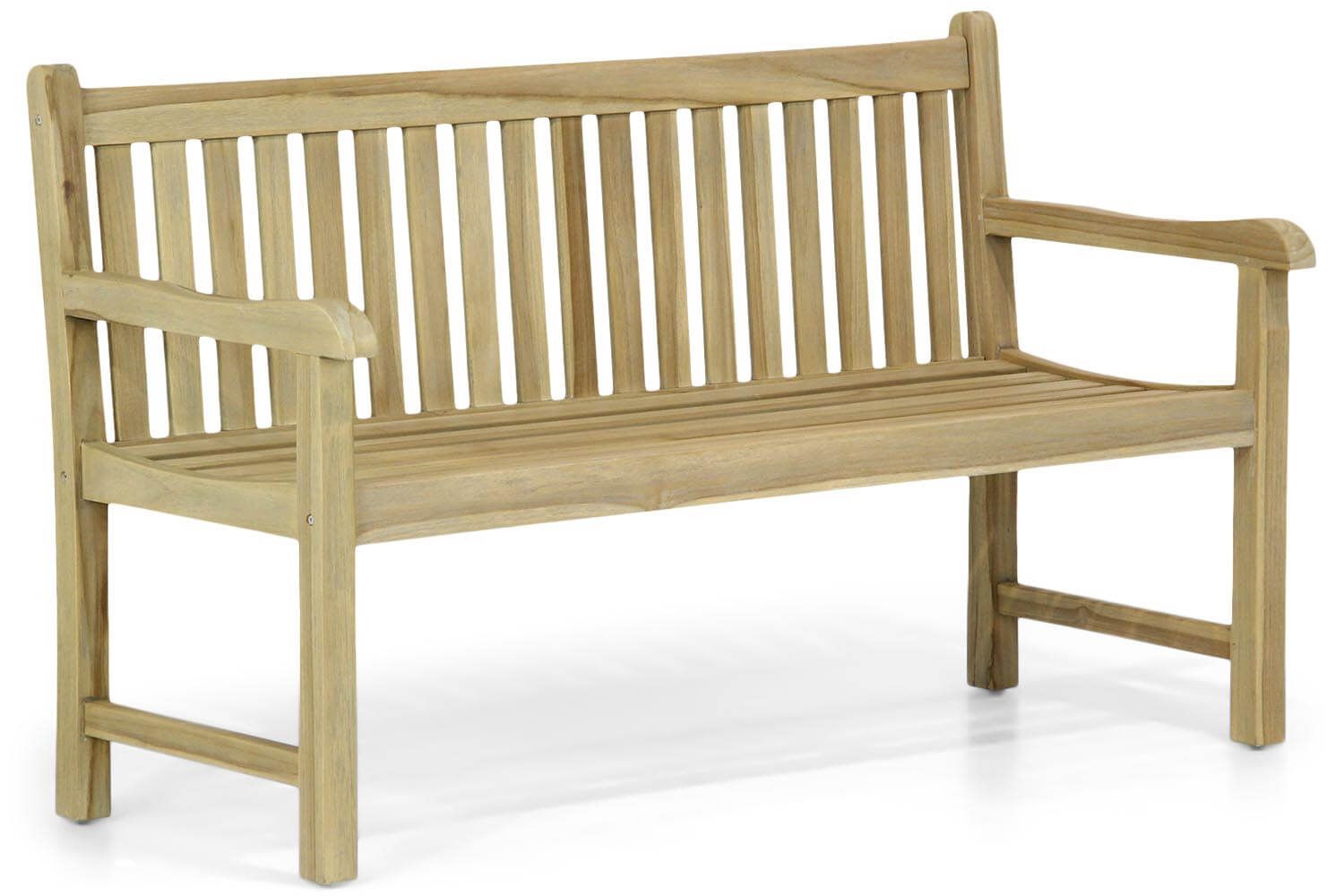 Garden Collections Preston houten tuinbank teak 150 cm van Tuinmeubelshop