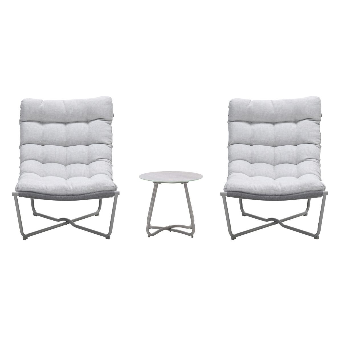 Garden Impressions Loungeset Zensa 3-delig Taupe van Praxis