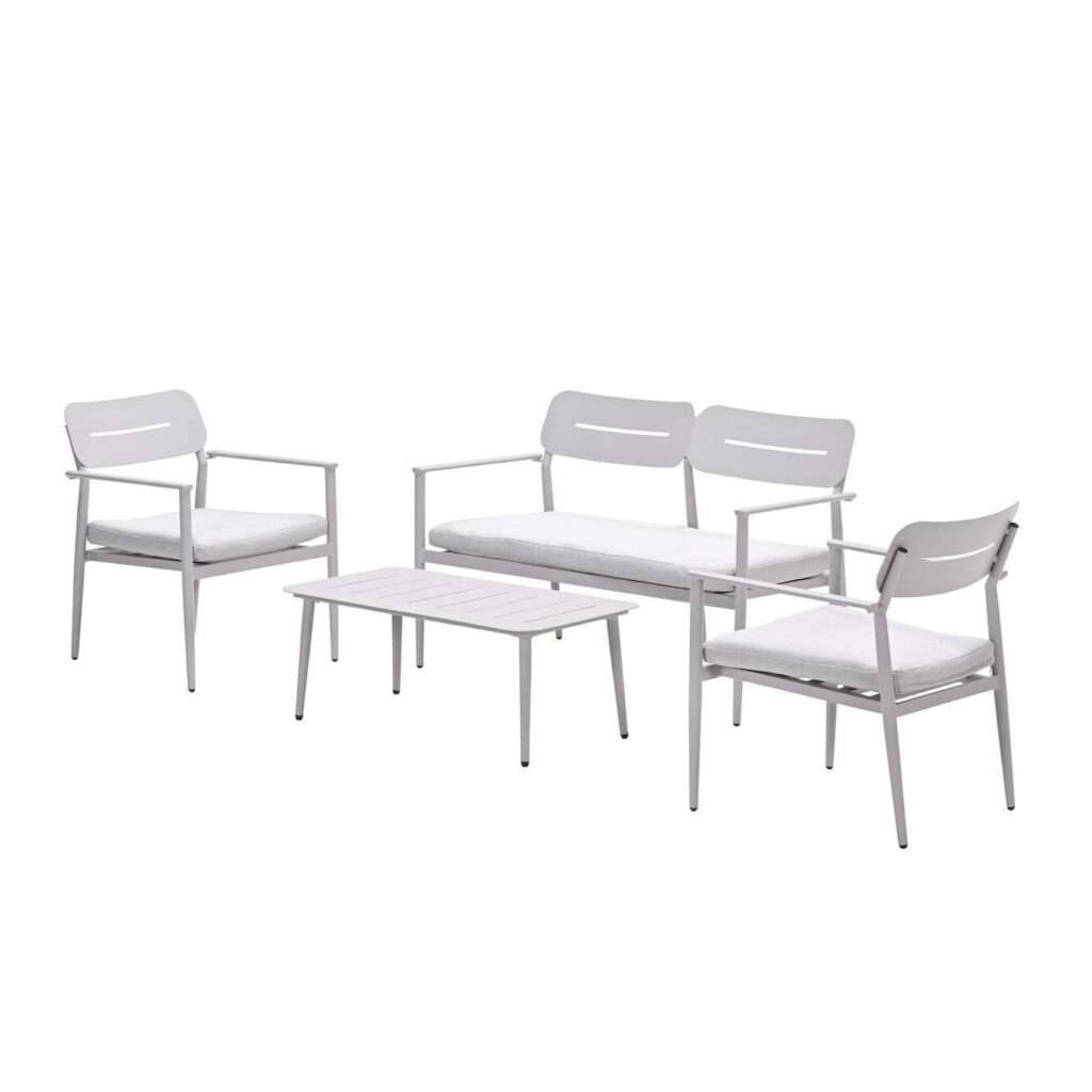 Garden Impressions Morella loungeset - 4-delig - taupe - valley sand van wehkamp