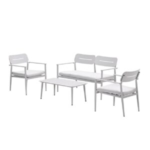 Garden Impressions Morella loungeset - 4-delig - taupe - valley sand van wehkamp
