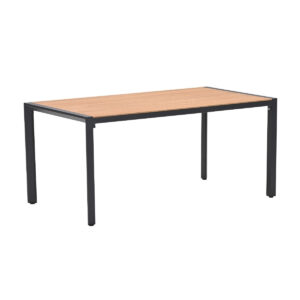 Garden Impressions Tuintafel Kasper 160x84xh72 Cm - Donker Gijs - Teak Look van Praxis
