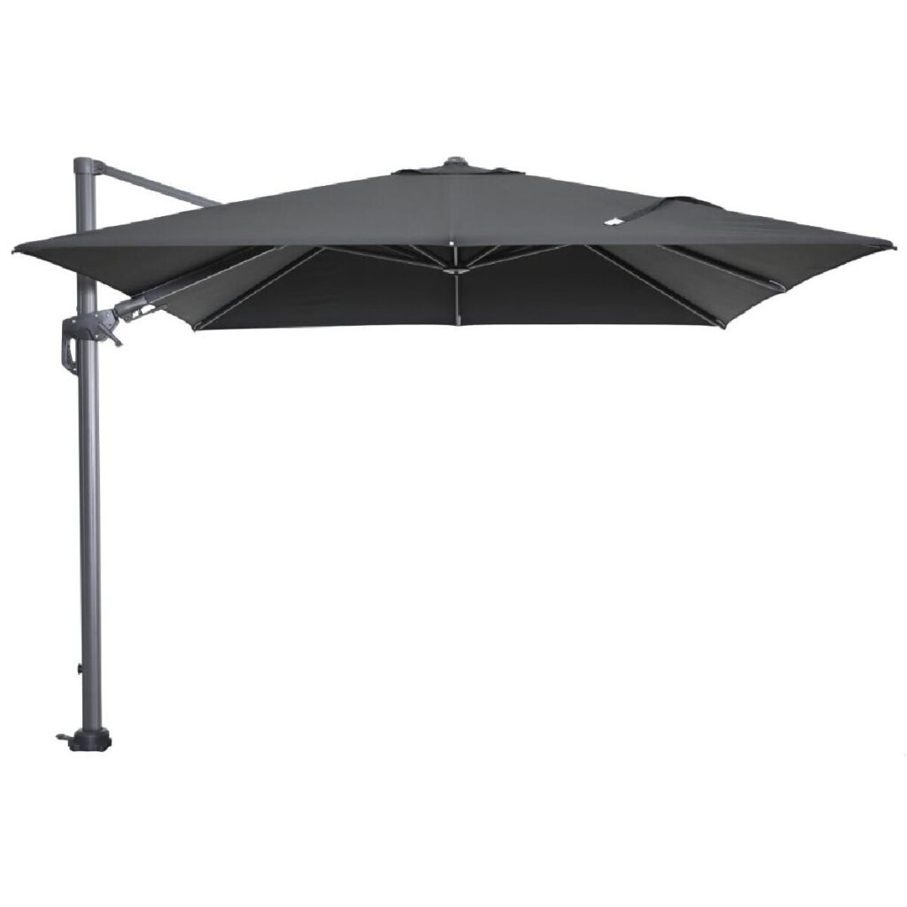 Garden Impressions Zweefparasol Hawaii Zwart Doek - 300x300 Cm van Praxis