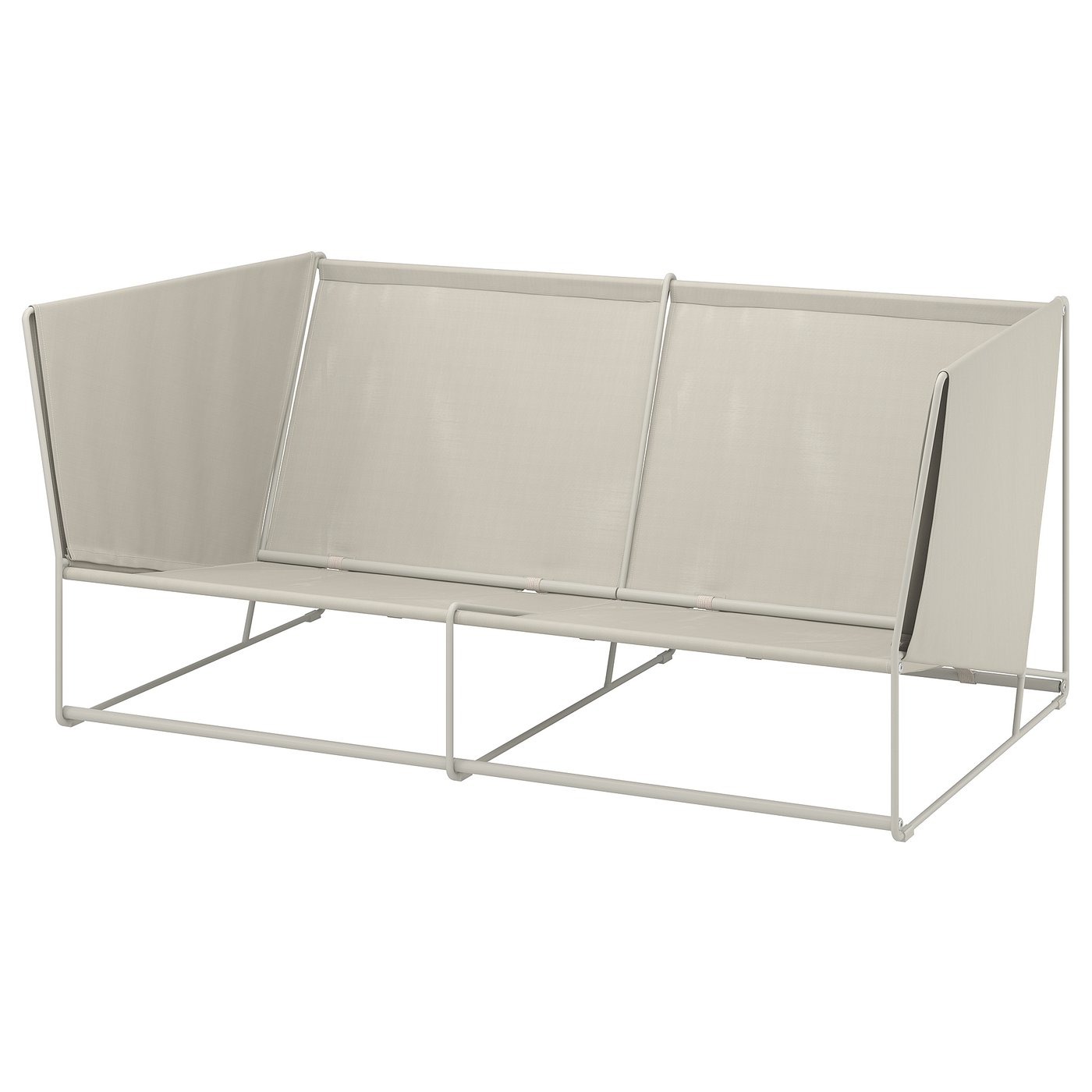 HAVSTEN 2-zitsbank, buiten - beige 179x92x76 cm van IKEA