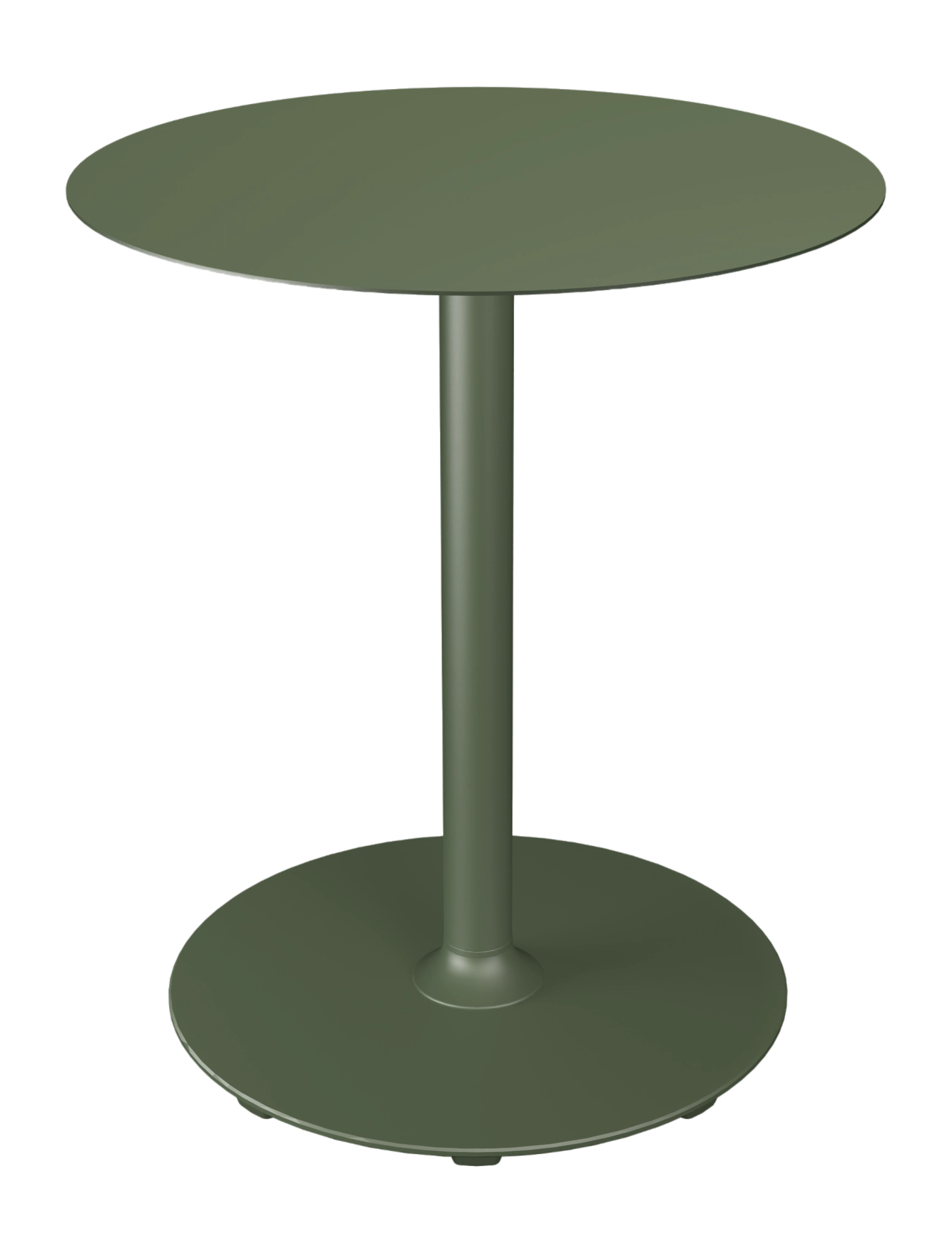 Houe Pico tuintafel Ø64 Olive green, rond onderstel van fonQ