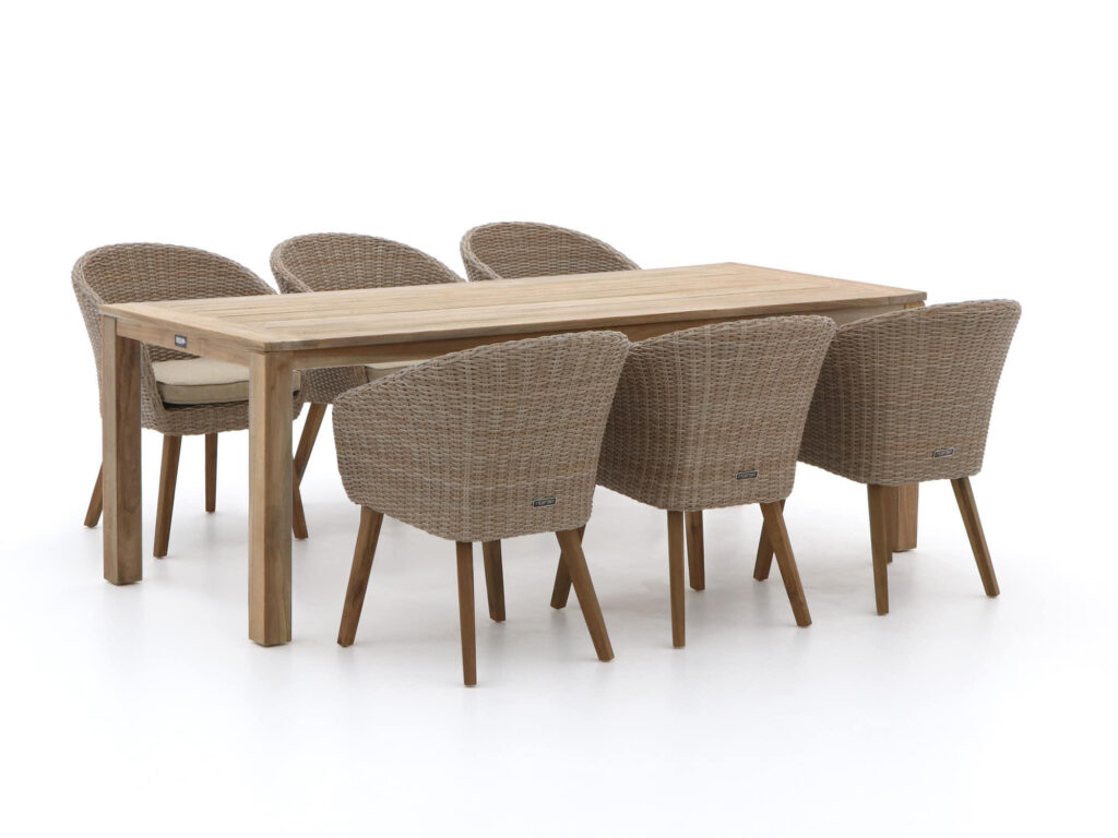 Intenso Tropea/ROUGH-S 220cm dining tuinset 7-delig van Kees Smit