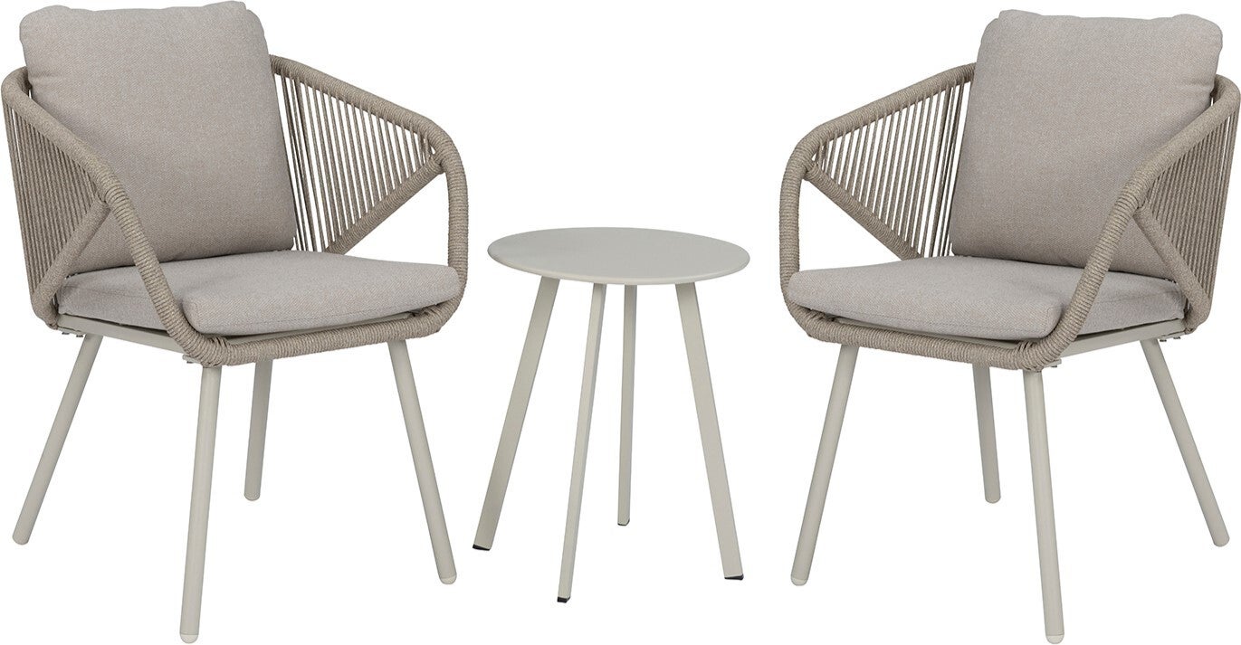 Intratuin 2-zits hoge loungeset Lola beige met Latte taupe van Intratuin