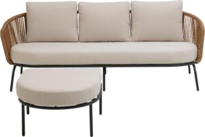 Intratuin 3-zits loungeset Chiquito crème van Intratuin