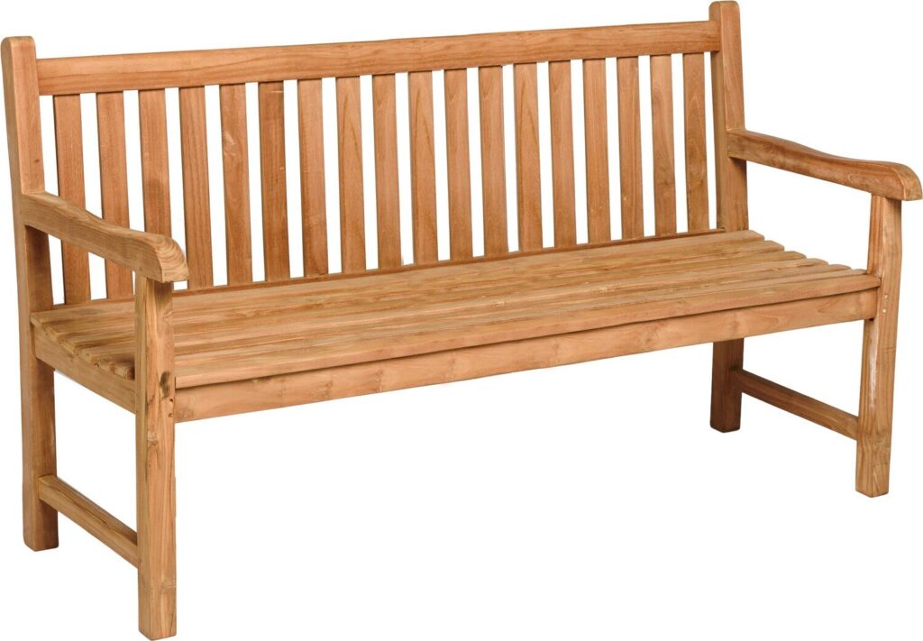 Intratuin 3-zits tuinbank Jesse naturel 180 x 65 x 92 cm van Intratuin