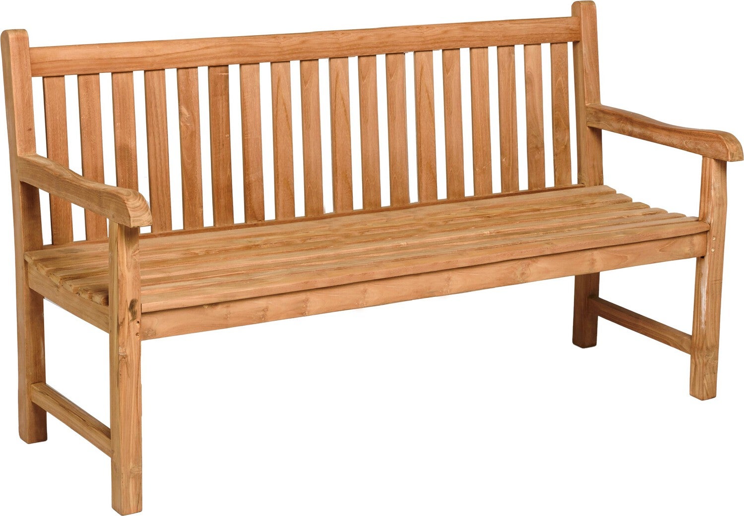 Intratuin 3-zits tuinbank Jesse naturel 180 x 65 x 92 cm van Intratuin