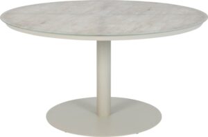 Intratuin 4-zits eettafel Sanne taupe D 140 H 75,5 cm van Intratuin