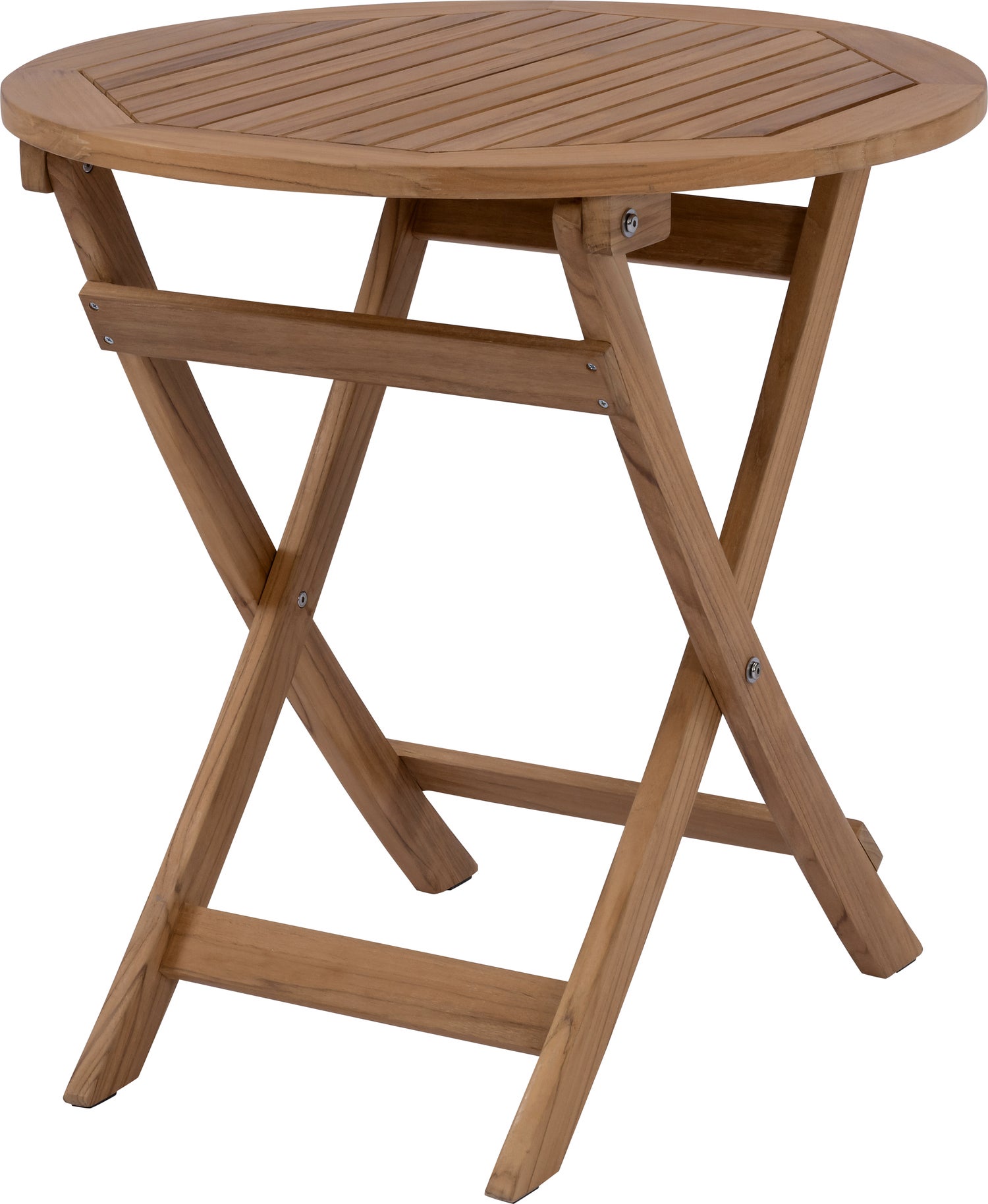 Intratuin klaptafel Jip naturel D 70 H 72 cm van Intratuin