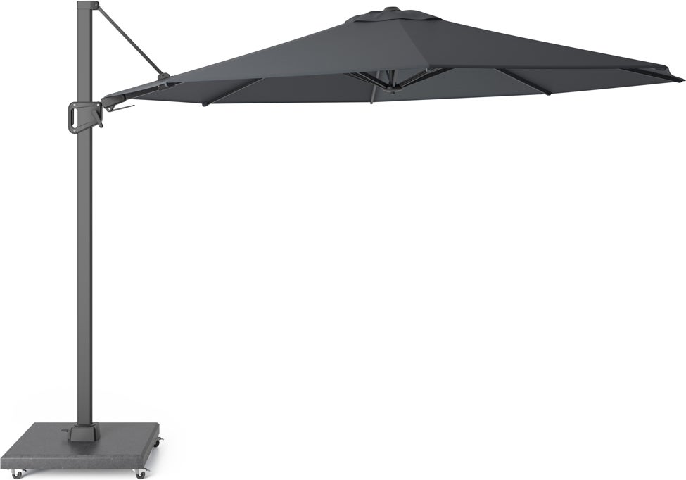 Intratuin zweefparasol Merida Plus antraciet 35+UV D 350 cm van Intratuin