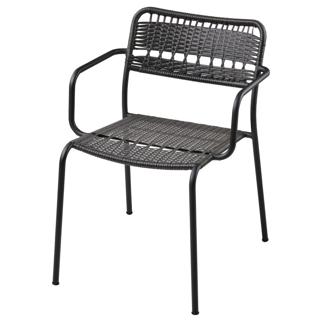 LÄCKÖ Tuinstoel - donkergrijs van IKEA