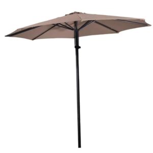 Les - Libra pushup parasol Ø3mtr - taupe van Leen Bakker