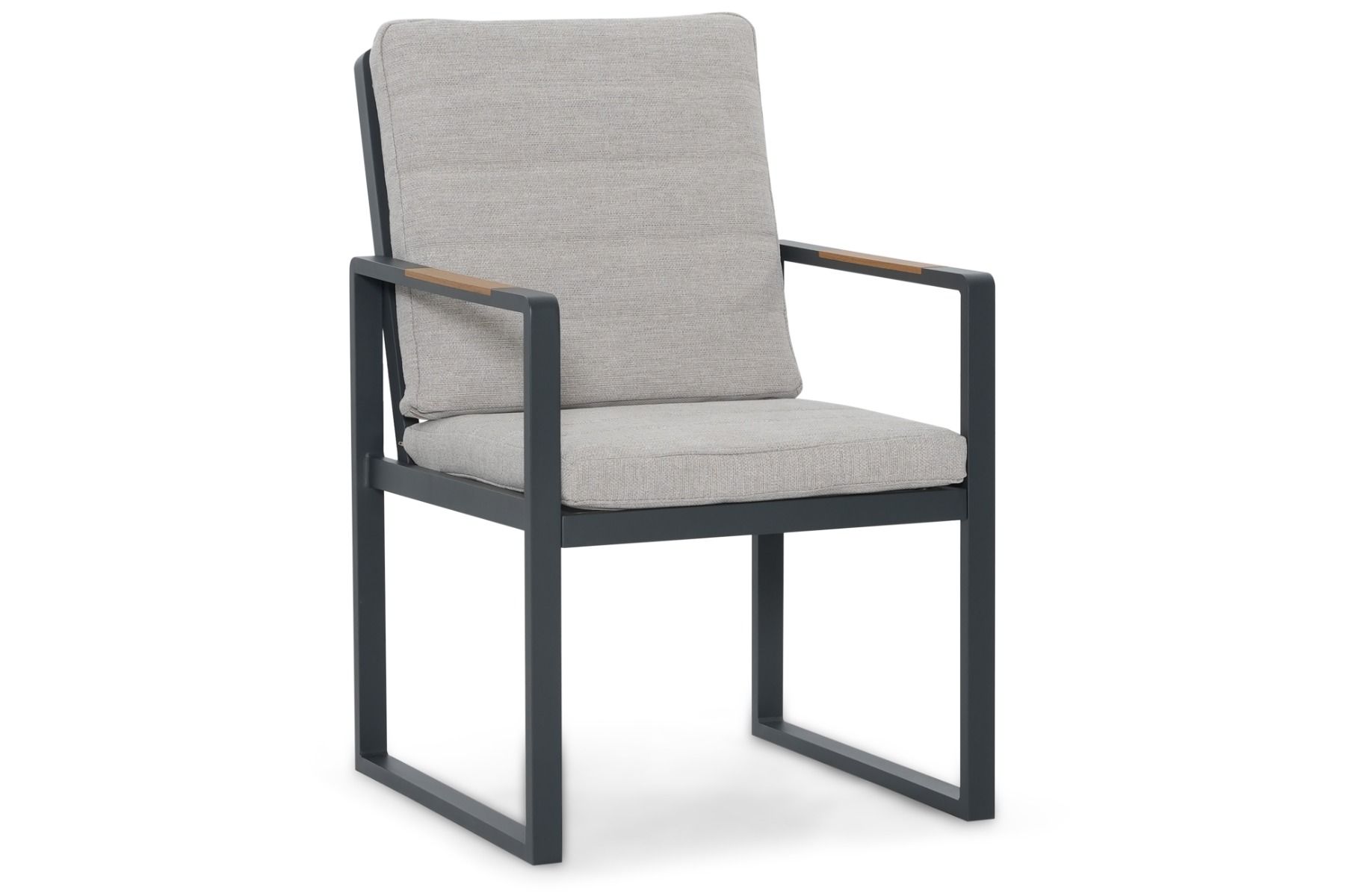Lifestyle Alessio dining tuinstoel antracite van Tuinmeubelshop