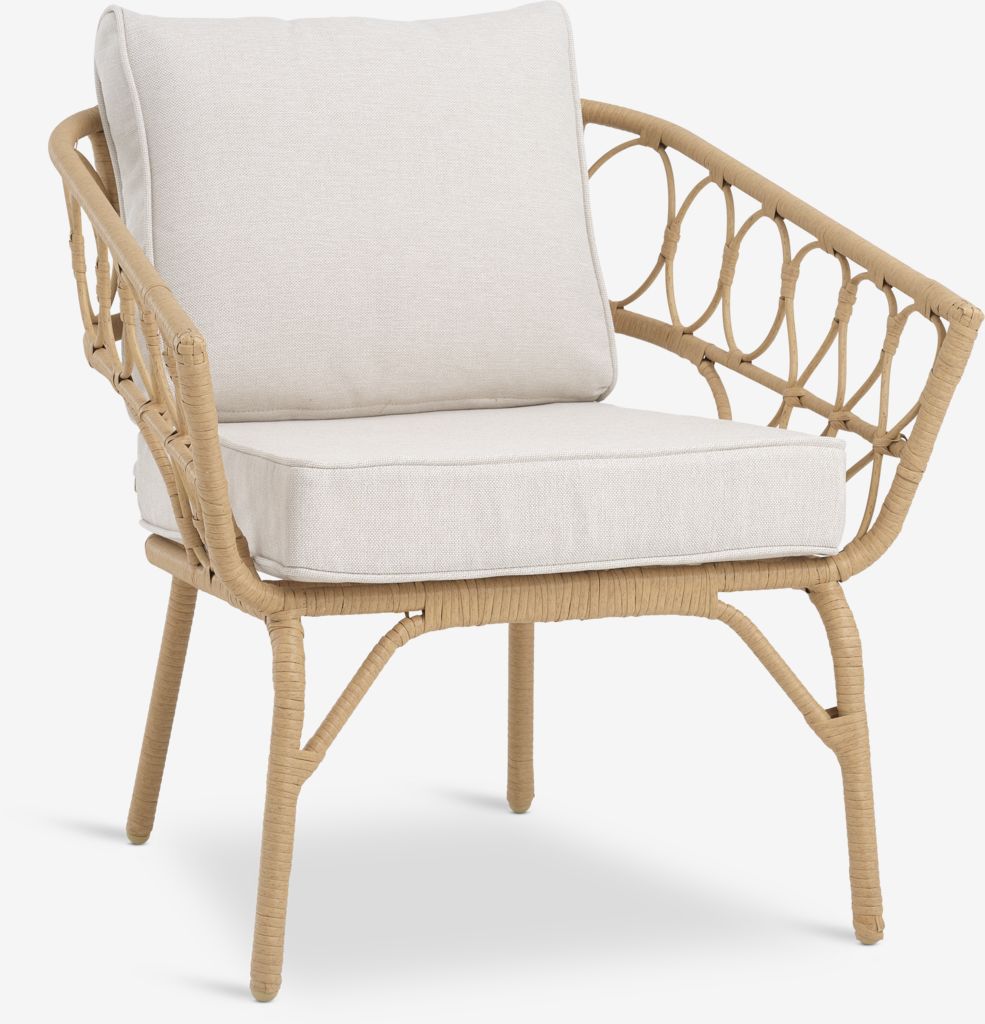 Loungestoel JENNUM naturel van JYSK