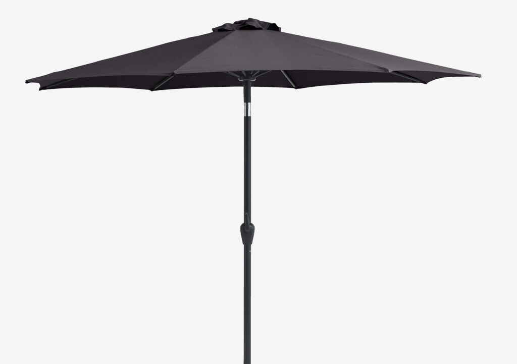 Marktparasol HALK Ø300 donkergrijs van JYSK