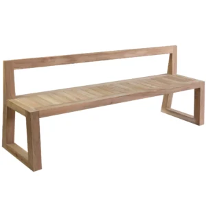 Max&Luuk Mason Tuinbank Teak Without Armrests 214 cm van fonQ
