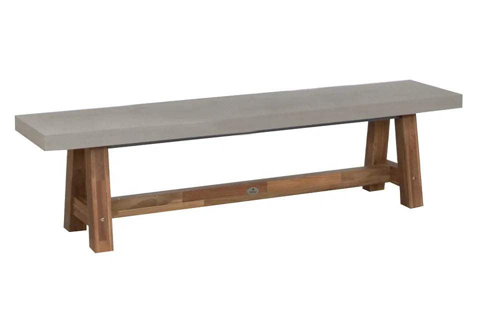 Monda Tuinbank 180 x 40 cm | Betonlook/Acacia van Fonteyn