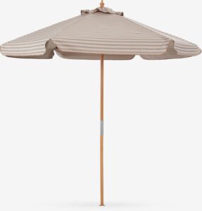 Parasol SMYGEHUK Ø200 beige/zand van JYSK