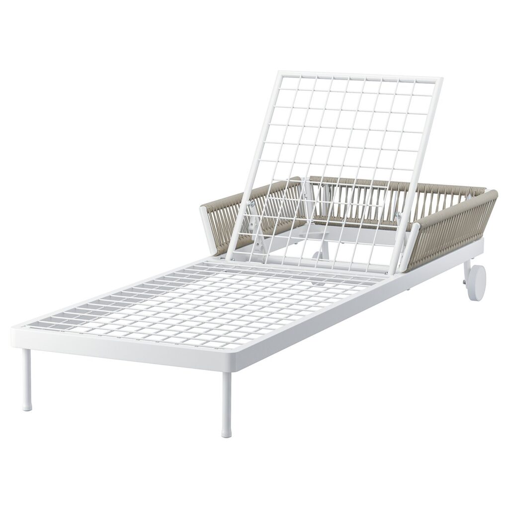 SEGERÖN Ligbed - wit/beige van IKEA