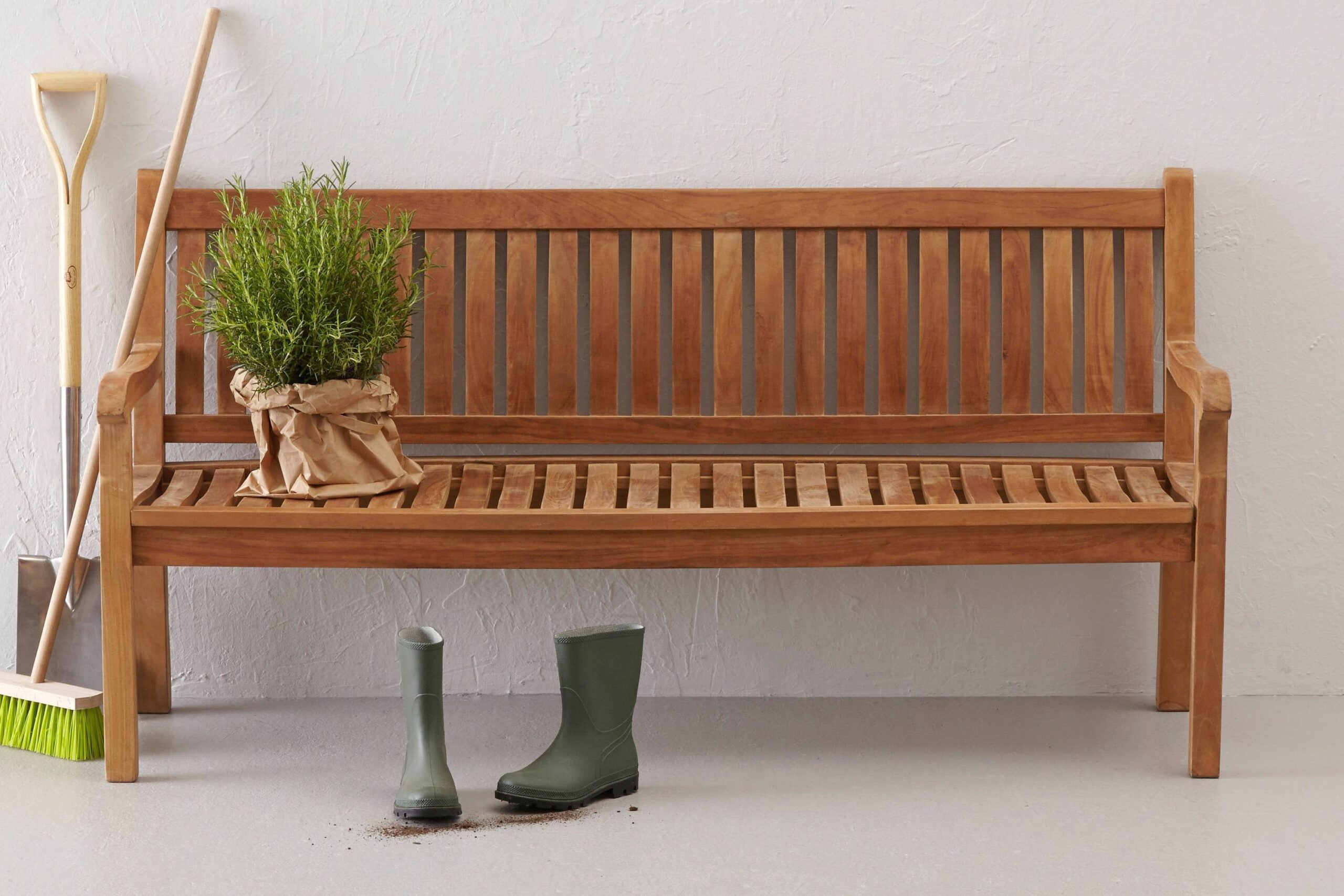SenS-Line teak houten tuinbank Sipora (3-zits) van wehkamp