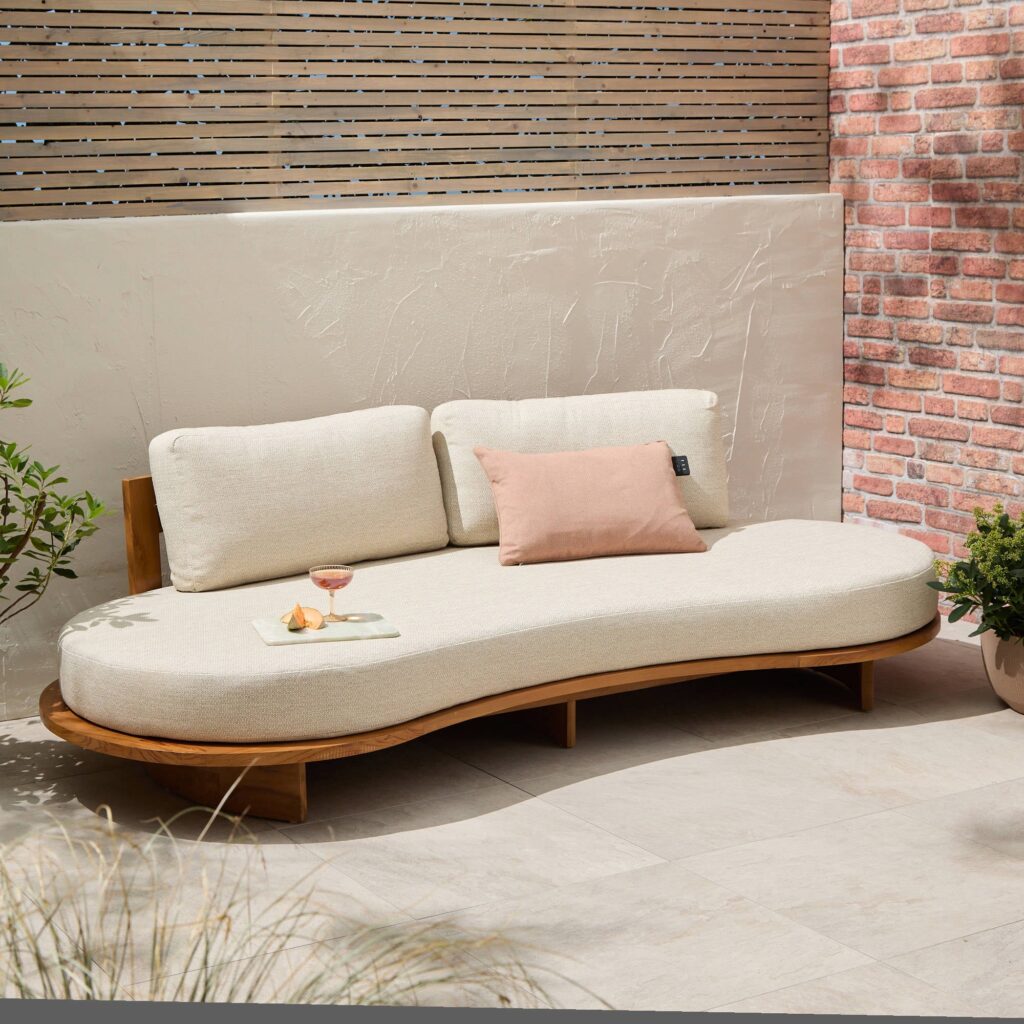 Studio LIVIT loungebank Molona teak van wehkamp