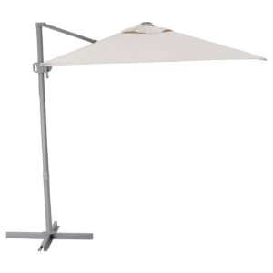 SVALÖN Parasol, vrijhangend - licht grijsbeige 300x200 cm van IKEA