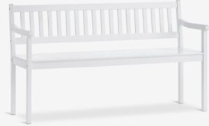 Tuinbank TUSTEN B140xD53 hardhout wit van JYSK