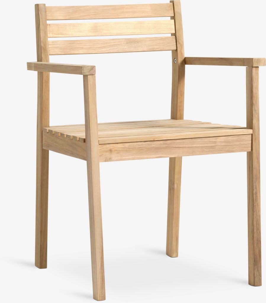 Tuinstoel VESTERHAVET teak van JYSK