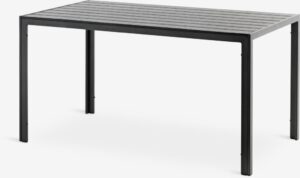Tuintafel JERSORE B80xL140 zwart van JYSK