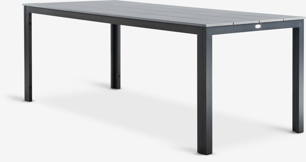 Tuintafel MARIELYST B90xL205 grijs van JYSK