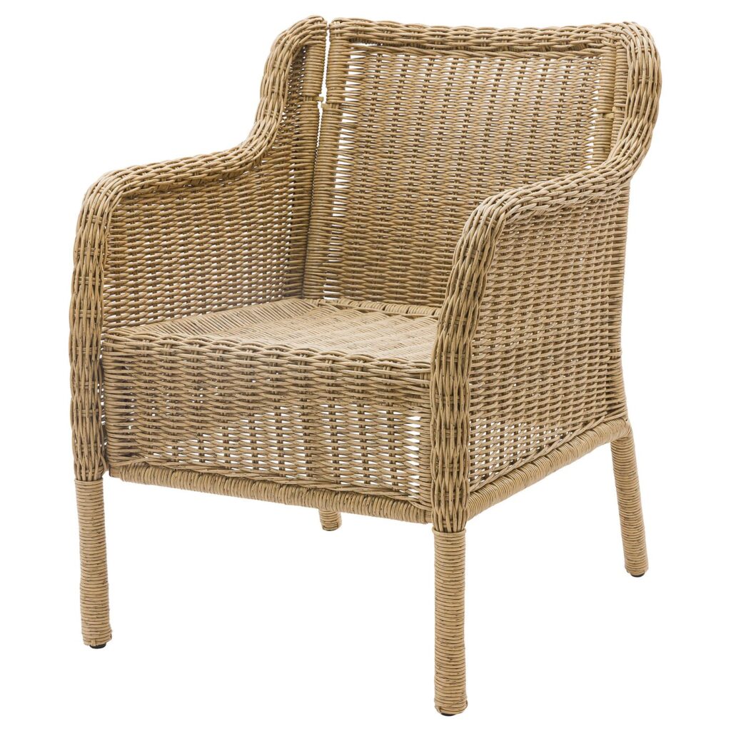 ULVEVÄR Tuinstoel - kunststof rotan/bruin van IKEA