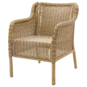 ULVEVÄR Tuinstoel - kunststof rotan/bruin van IKEA