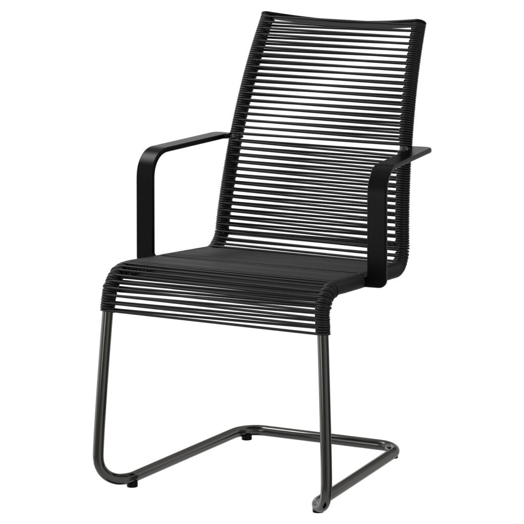 VÄSMAN Tuinstoel - zwart van IKEA