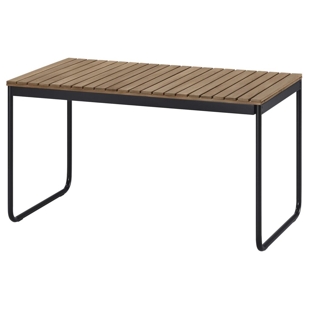 VÄSMAN Uittrekbare tafel, buiten - lichtbruin gelazuurd 135/190x74 cm van IKEA