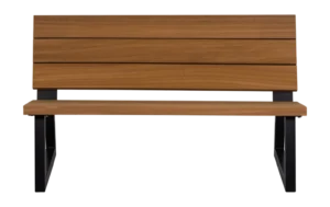 WOOOD Banco Tuinbank - Ayous - Hout/Metaal Naturel van fonQ