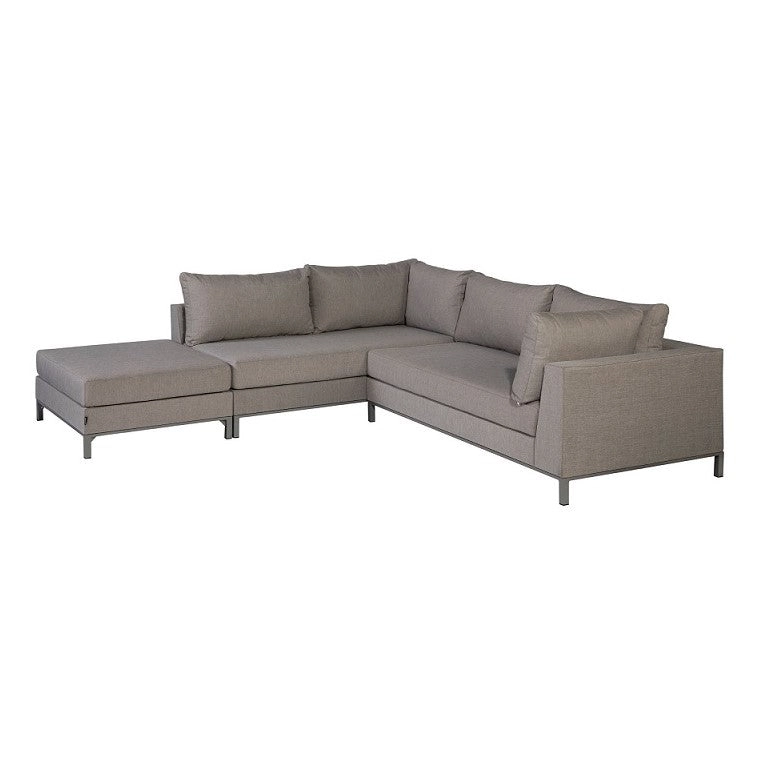WOOOD Sicilië Loungeset All Weather - Links - Taupe van fonQ